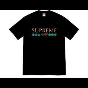 Supreme Milano logo t shirt XL. NWT RTS!!
